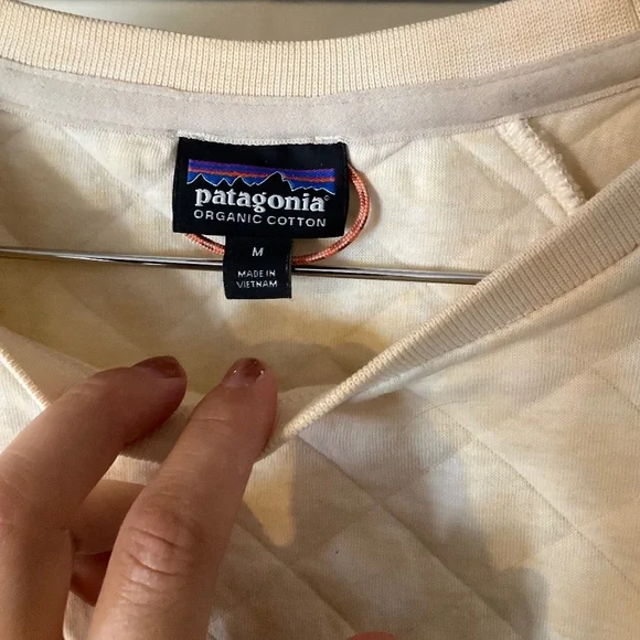 Patagonia Organic Quilt Crew Sweatshirt Medium - Picture 4 of 6